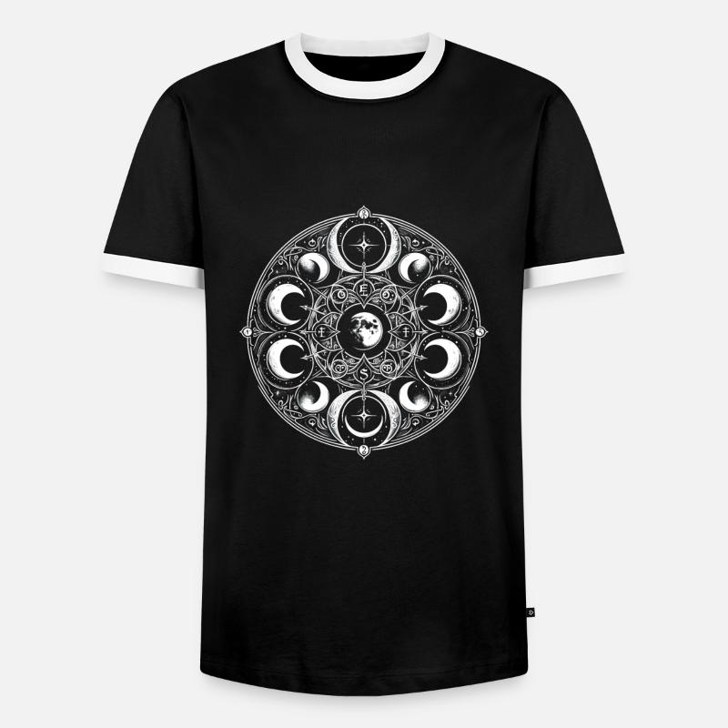 Gothic - Men's Ringer Shirt - black/white