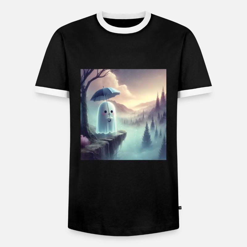 Fairy tale - Men's Ringer Shirt - black/white