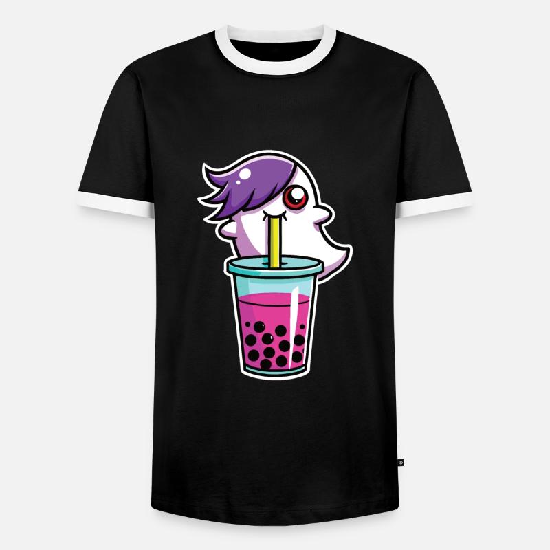 Bubble Tea - Men's Ringer Shirt - black/white