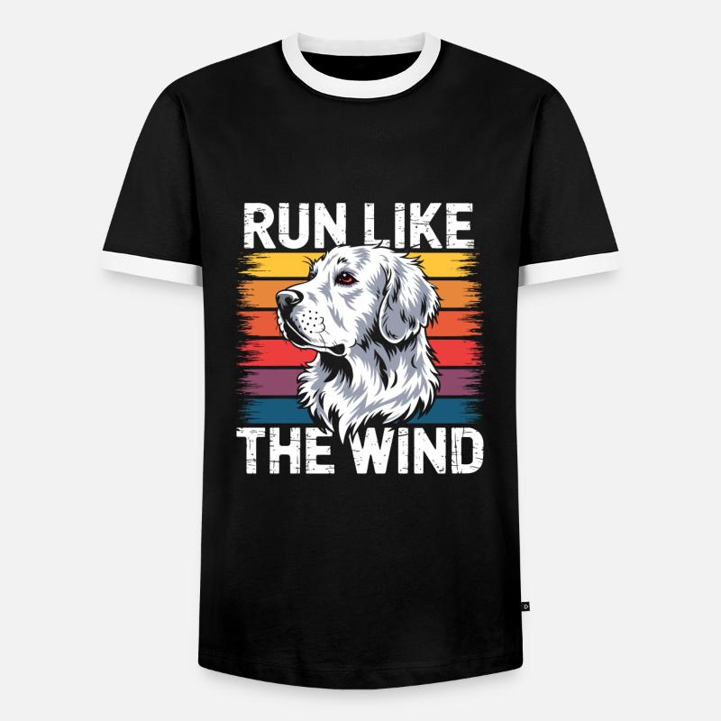 Agility - Men's Ringer Shirt - black/white