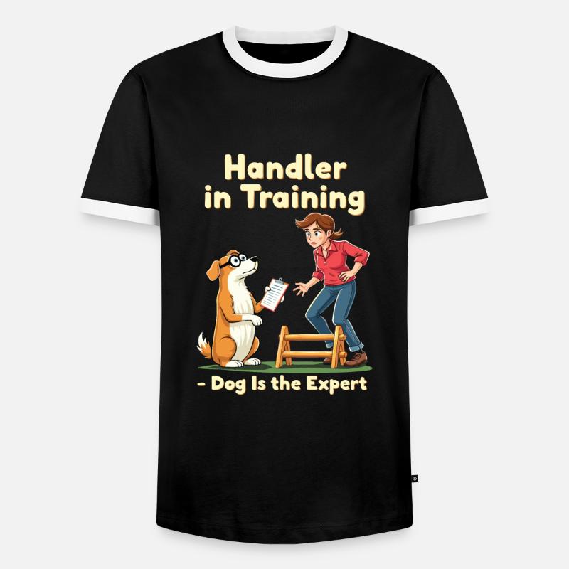Agility - Men's Ringer Shirt - black/white