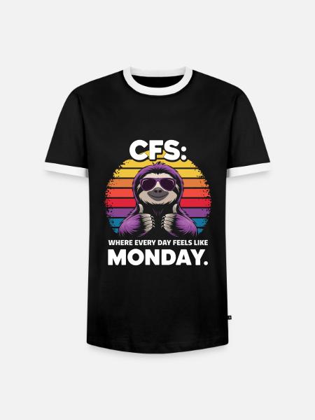Bürohumor - Männer Kontrast-T-Shirt - Schwarz/Weiß