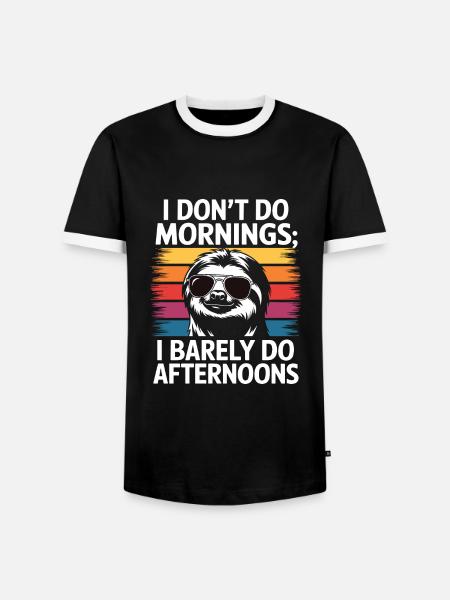 Bürohumor - Männer Kontrast-T-Shirt - Schwarz/Weiß