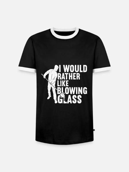 Glasbläserei Glasbläserei Glasbläser - Männer Kontrast-T-Shirt - Schwarz/Weiß