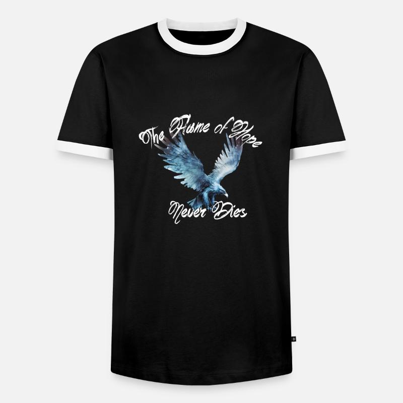 Phoenix Firebird - Men's Ringer Shirt - black/white