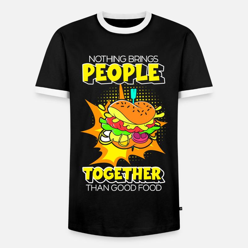 Comic Comics Fangirl - Männer Kontrast-T-Shirt - Schwarz/Weiß
