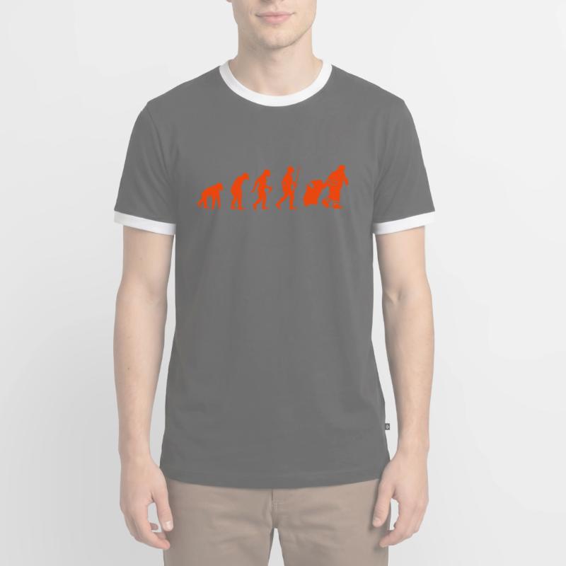 Garbage Man evolution T-shirt contrasté Homme