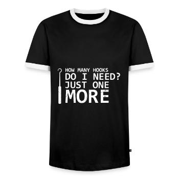 Lock Lock locking service locksmith - Men's Ringer Shirt - black/white - Front - AI Model Female 172 light (172cm) & AI Model Male 178 light (178cm)