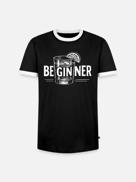 Beginner: Perfekte Geschenkidee für Anfänger! - Männer Kontrast-T-Shirt - Schwarz/Weiß