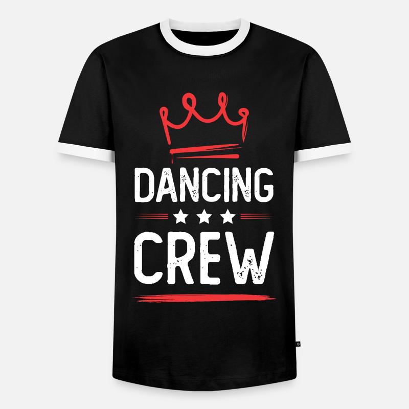 Dancing Crew - Men's Ringer Shirt - black/white