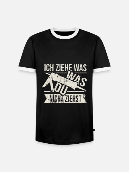 Fließenleger Silikon ziehen Geschenk - Männer Kontrast-T-Shirt - Schwarz/Weiß