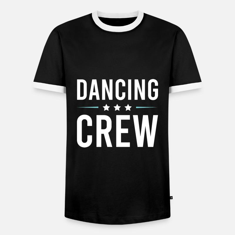 Dancing Crew - Men's Ringer Shirt - black/white