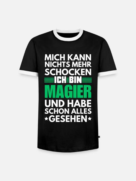 Mage non électrocutable - T-shirt contrasté Homme - noir/blanc