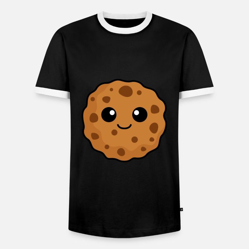 Cookies Comic - Men's Ringer Shirt - black/white