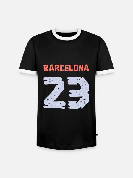 Maillot Barcelone 23 2023 - T-shirt contrasté Homme - noir/blanc