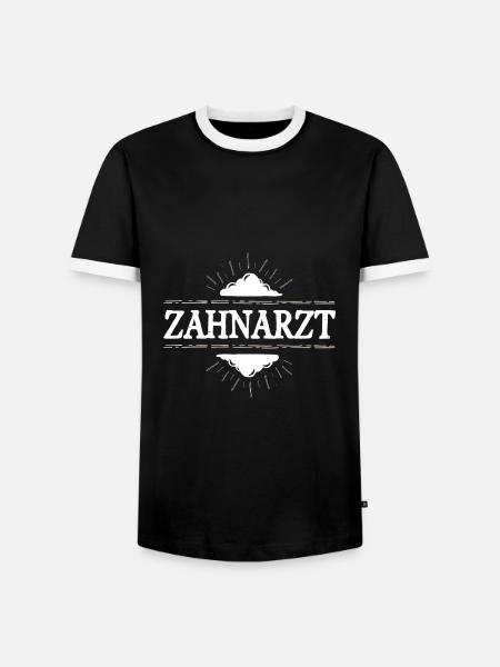 Zahnarzt Beruf - Männer Kontrast-T-Shirt - Schwarz/Weiß