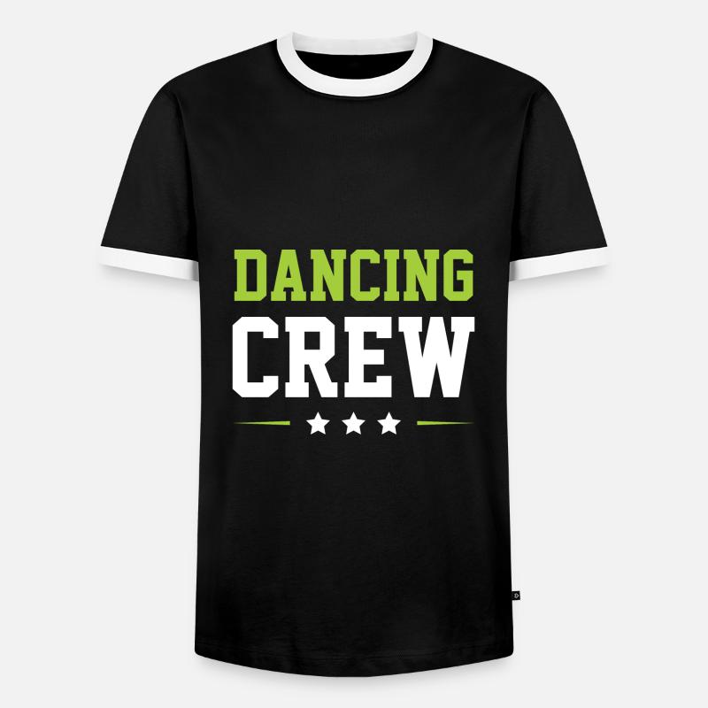 Dancing Crew - Men's Ringer Shirt - black/white