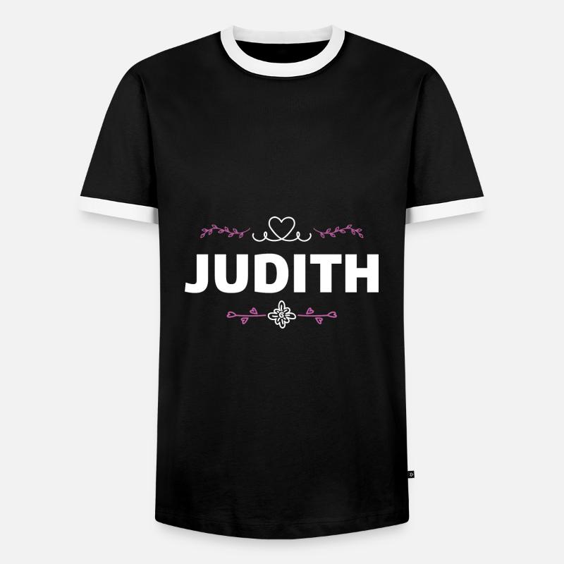 Judith - T-shirt contrasté Homme - noir/blanc
