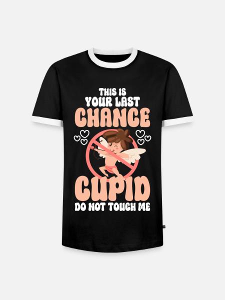 Nur Gucken Abstand Antisozial - Männer Kontrast-T-Shirt - Schwarz/Weiß