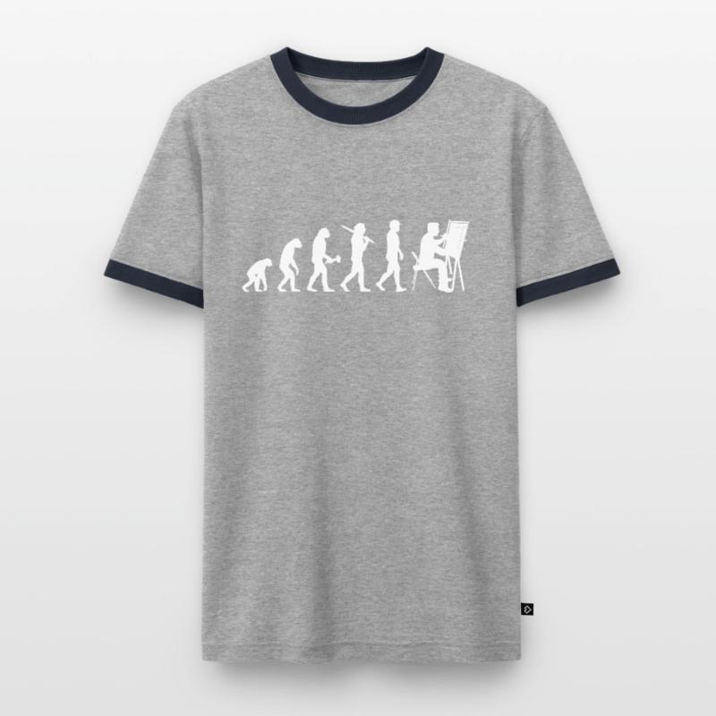 Dessinateur technique Dessinateur Evolution T-shirt contrasté Homme
