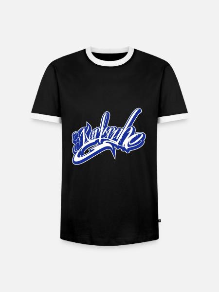 Karlsruhe - Men's Ringer Shirt - black/white