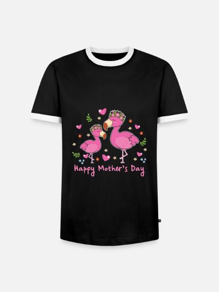 happy Mothersday - Männer Kontrast-T-Shirt - Schwarz/Weiß