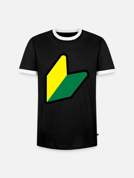 Soshinoya JDM - T-shirt contrasté Homme - noir/blanc