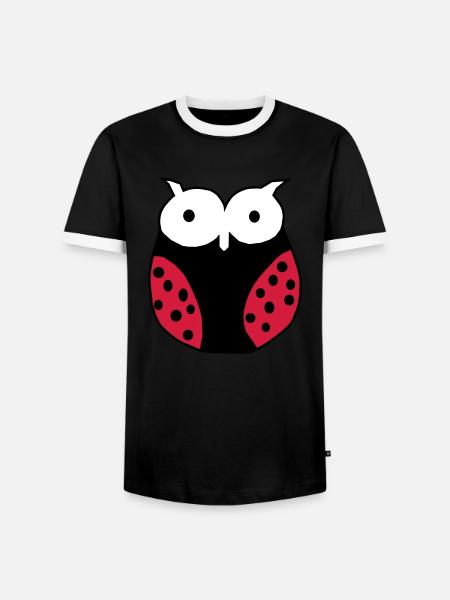 Ladybug Gross - Men's Ringer Shirt - black/white