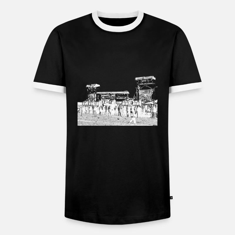 original2 - Men's Ringer Shirt - black/white