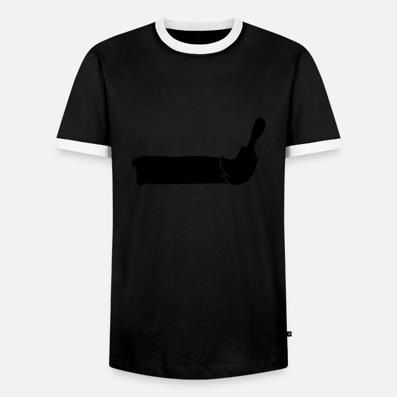maler - Männer Kontrast-T-Shirt - Schwarz/Weiß