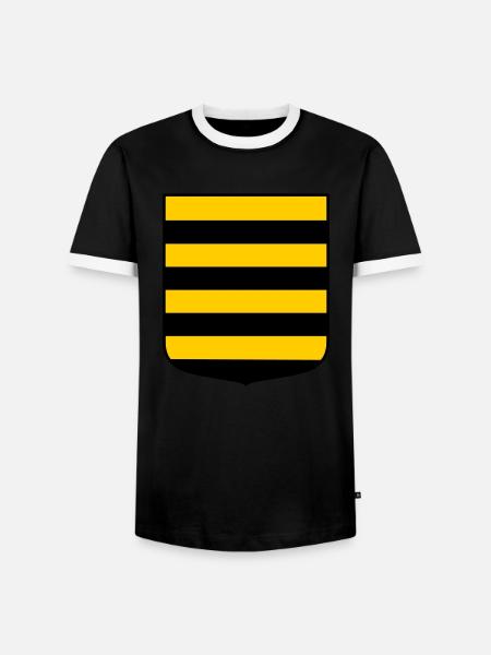 Rodent land - Men's Ringer Shirt - black/white