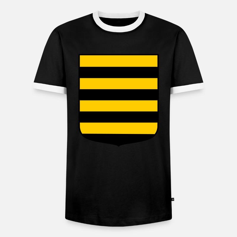 Land der Nagetiere - Männer Kontrast-T-Shirt - Schwarz/Weiß