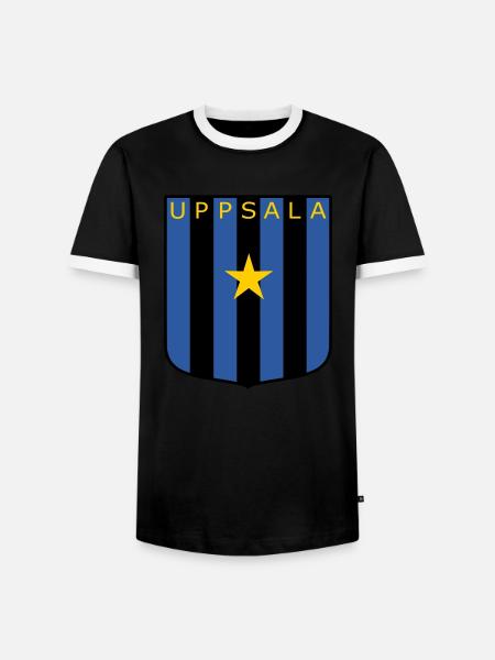Blue-black - Men's Ringer Shirt - black/white