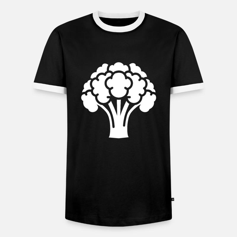 Cauliflower - Men's Ringer Shirt - black/white