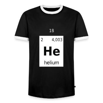 Krypto Crypto Helium Mining HNT Bitcoin Blockchain - Männer Kontrast-T-Shirt - Schwarz/Weiß - Vorne - AI Model Female 172 light (172cm) & AI Model Male 178 light (178cm)