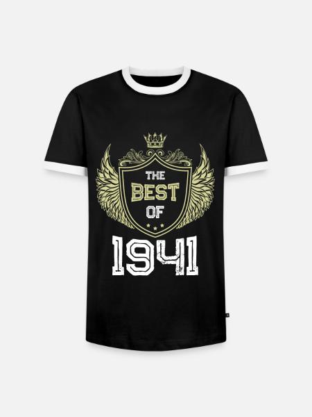 1941 best of - Men's Ringer Shirt - black/white