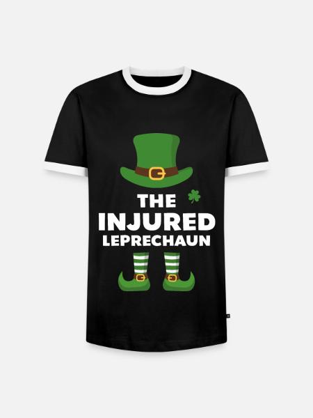 Der verletzte Kobold - Männer Kontrast-T-Shirt - Schwarz/Weiß