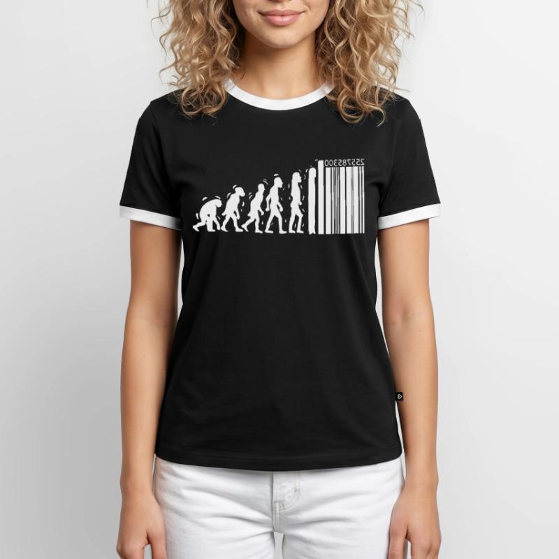 Conception unique d'évolution pour les T-shirt contrasté Homme