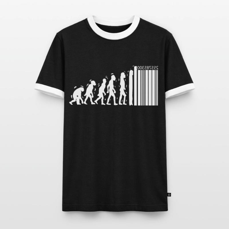 Conception unique d'évolution pour les T-shirt contrasté Homme