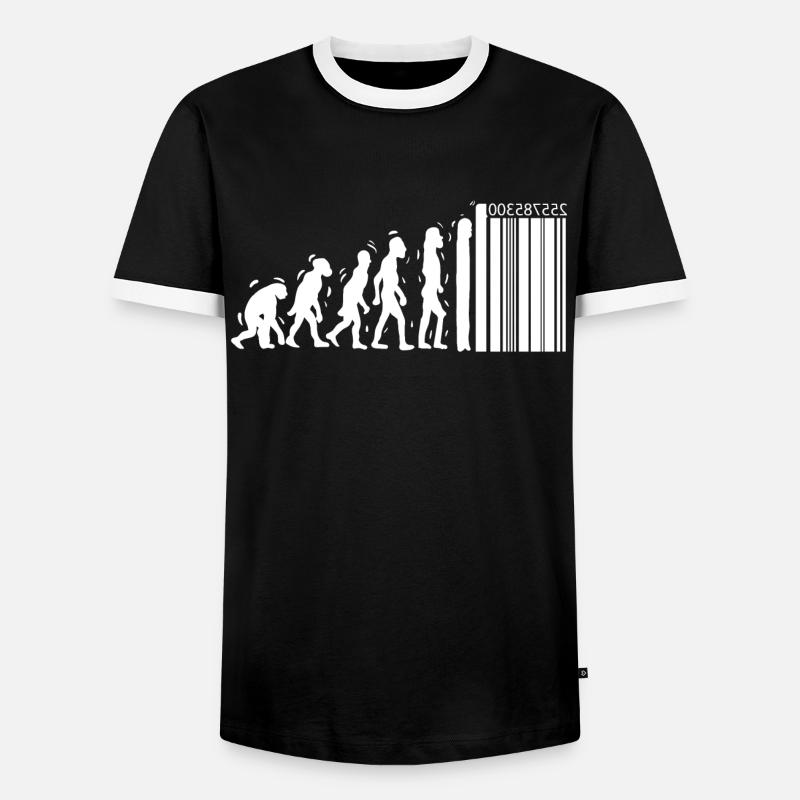 Conception unique d'évolution pour les - T-shirt contrasté Homme - noir/blanc