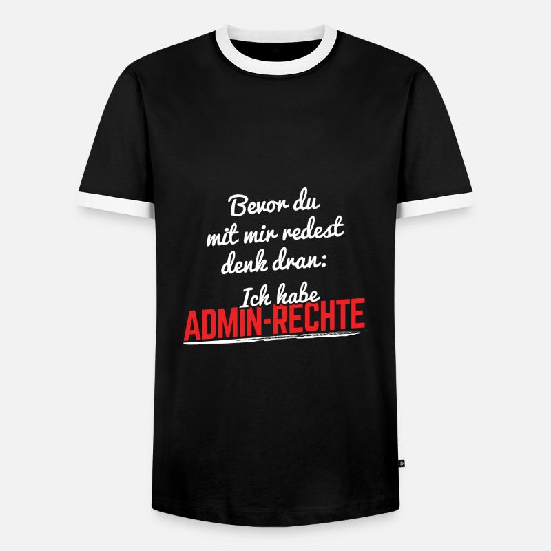 Informatiker Programmierer Informatik - Männer Kontrast-T-Shirt - Schwarz/Weiß