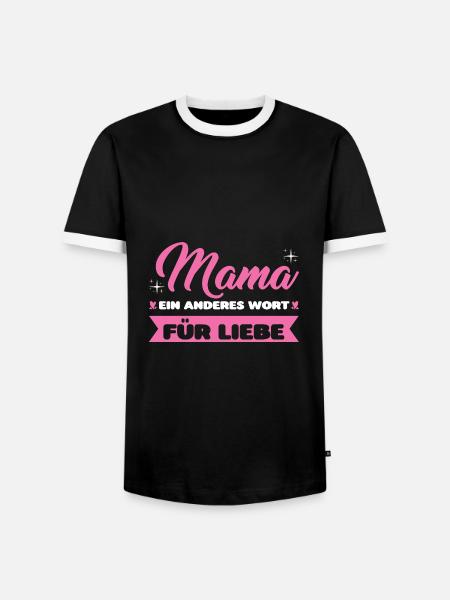 Mutter Familie Mütter Geschenk - Männer Kontrast-T-Shirt - Schwarz/Weiß