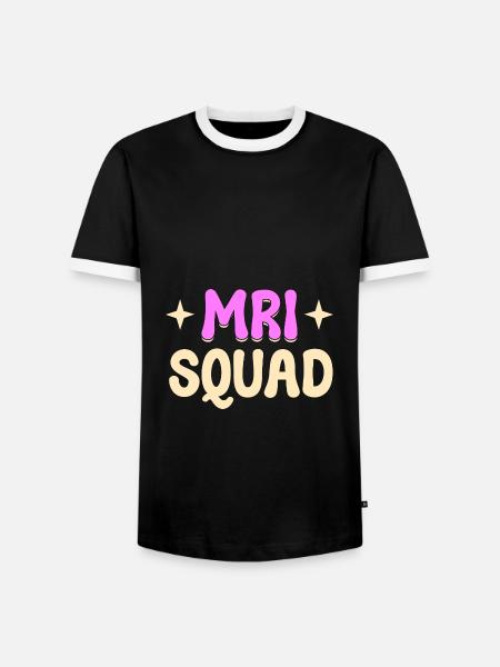 MRI Squad RAD Tech - Männer Kontrast-T-Shirt - Schwarz/Weiß