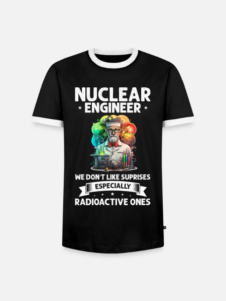 Kernenergie Spruch für Kernenergie - Männer Kontrast-T-Shirt - Schwarz/Weiß