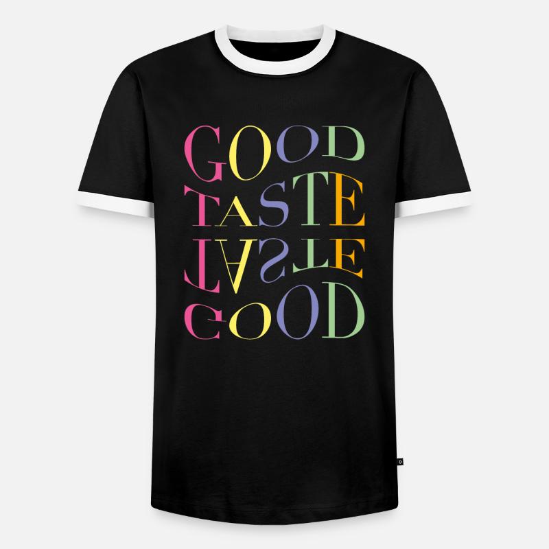 It's a Good Taste - Men's Ringer Shirt - black/white