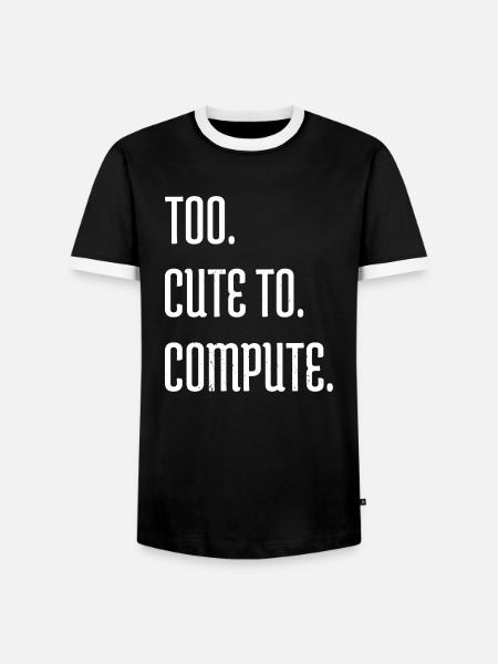 statement hacking coding hacking code - Männer Kontrast-T-Shirt - Schwarz/Weiß