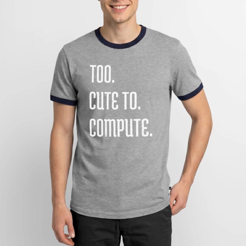 statement hacking coding hacking code Men's Ringer Shirt