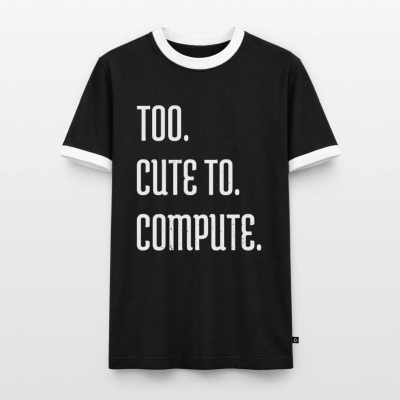 statement hacking coding hacking code Men's Ringer Shirt