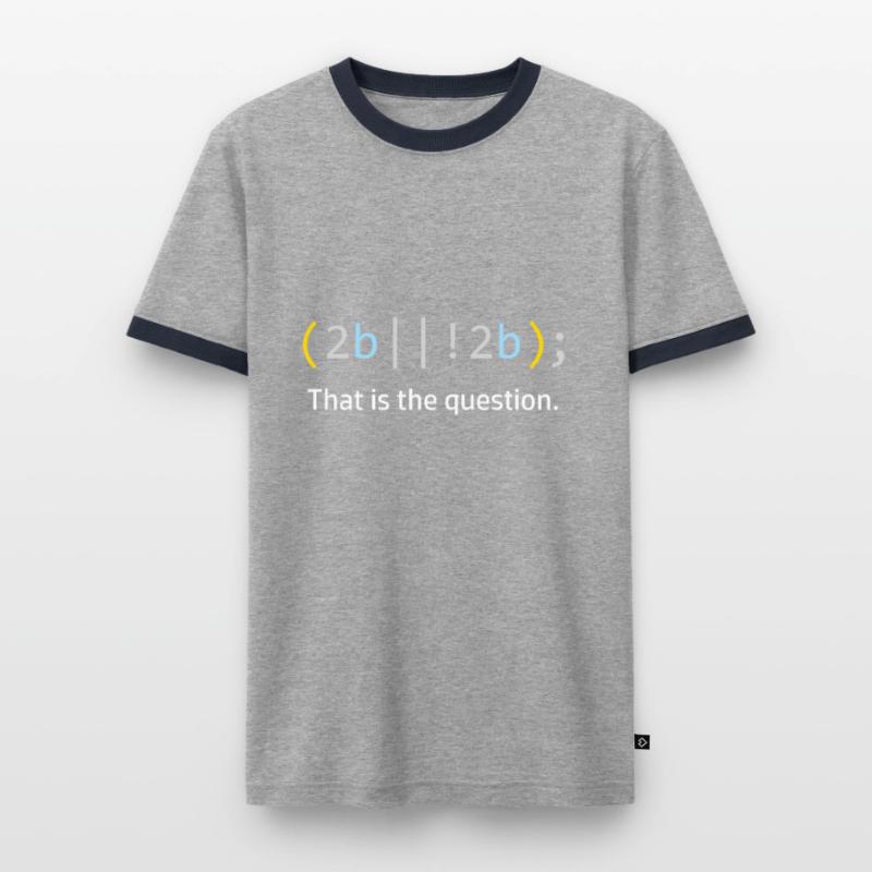 Informaticien Programmeur de code informatique T-shirt contrasté Homme