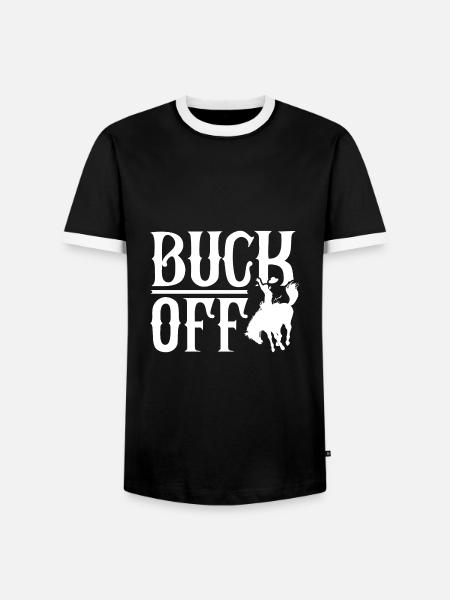 Abpraller - Männer Kontrast-T-Shirt - Schwarz/Weiß